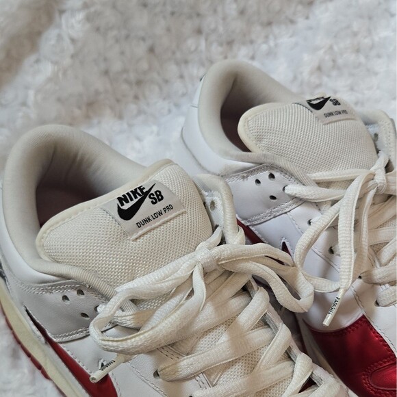 Nike SB Dunk Low Pro x Supreme Varsity Red/White Men\'s Skate Shoes CK3480-600 main image 4